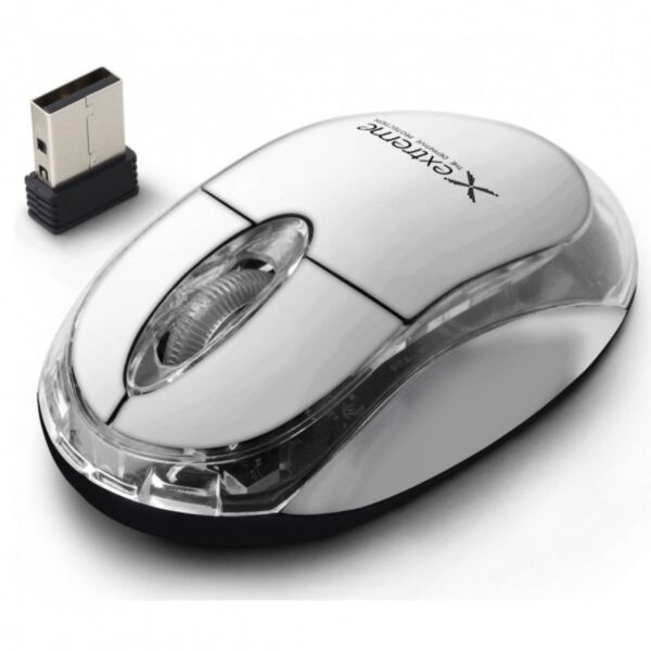 Mouse Wireless EXTREME Harrier XM105W 3D 2.4GHz negru/alb