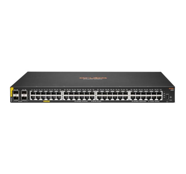 Hewlett Packard Enterprise Aruba 6000 48G Class4 PoE 4SFP 370W Managed L3 Gigabit Ethernet (10/100/1000) Power over Ethernet (PoE) 1U, "R8N85A" (timbru verde 2 lei)