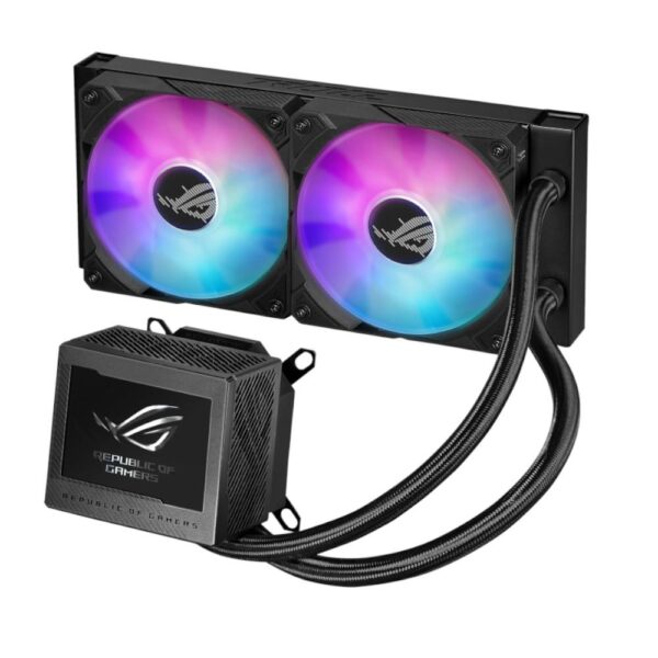 Cooler Asus "ROG RYUJIN III 240 ARGB", skt universal, racire cu lichid, ventilator 120 mm x 2, 2200 rpm, iluminat ARGB, "ROG RYUJIN III 240 ARGB"