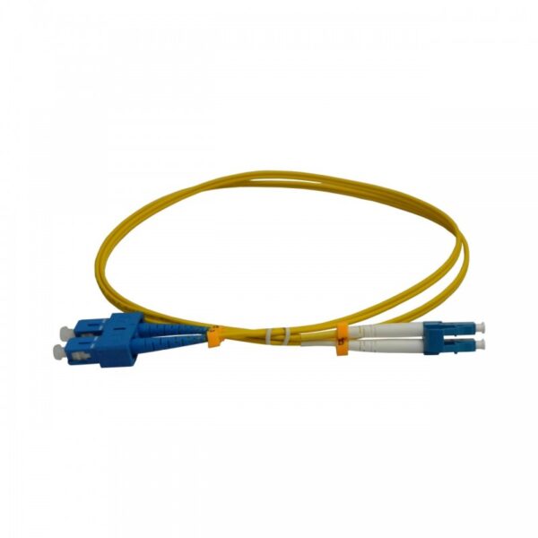 Patchcord FO SC/PC-LC/PC, SM OS2 9/125, manta LSZH 2.0mm, duplex 15m, "SC-LC-SM/DX-15"