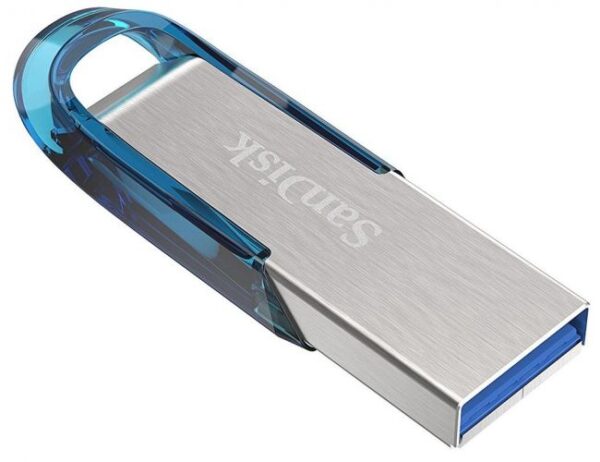 MEMORIE USB 3.0 SANDISK 64 GB, clasica, carcasa metalic, negru / argintiu, "SDCZ73-064G-G46B"