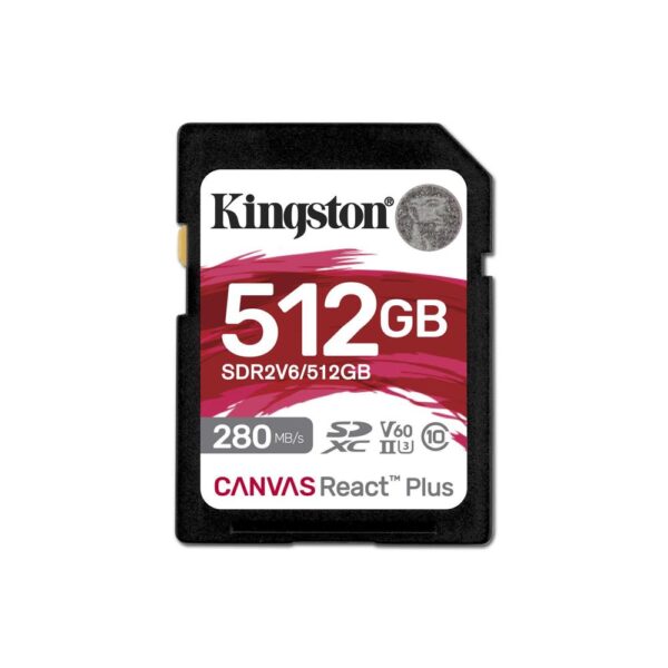 MEMORY SDXC 512GB UHS-II/SDR2V6/512GB KINGSTON "SDR2V6/512GB"