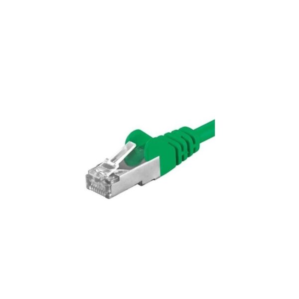 Patchcord SFTP RJ45-RJ45 Cat.6A, 0.25m, verde "SFTP-6A-0.25-GN"