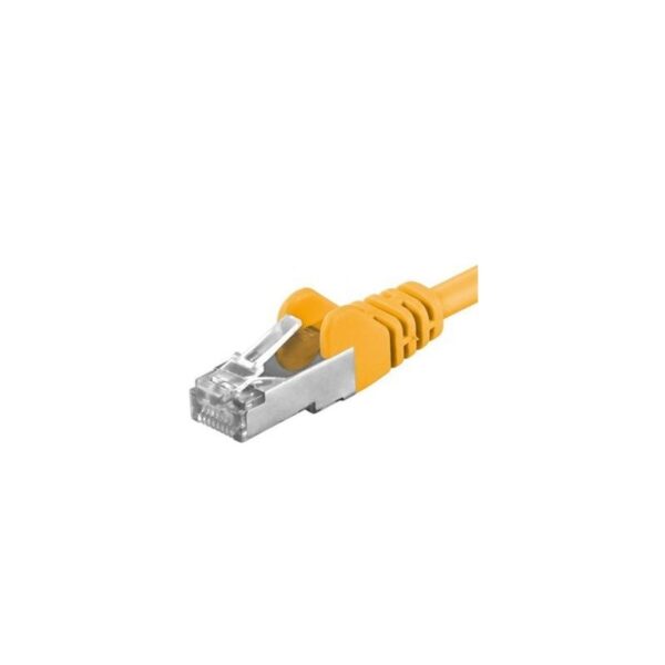 Patchcord SFTP RJ45-RJ45 Cat.6A, 1m, galben "SFTP-6A-1-Y"