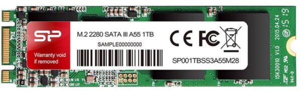 SSD SP A55 1TB SATA 6Gb/s M.2 2280 "SP001TBSS3A55M28"