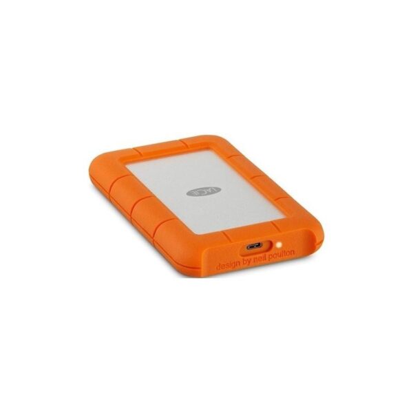 HDD extern LACIE 4 TB, Rugged, 2.5 inch, USB 3.0, portocaliu/ argintiu, "STFR4000800"