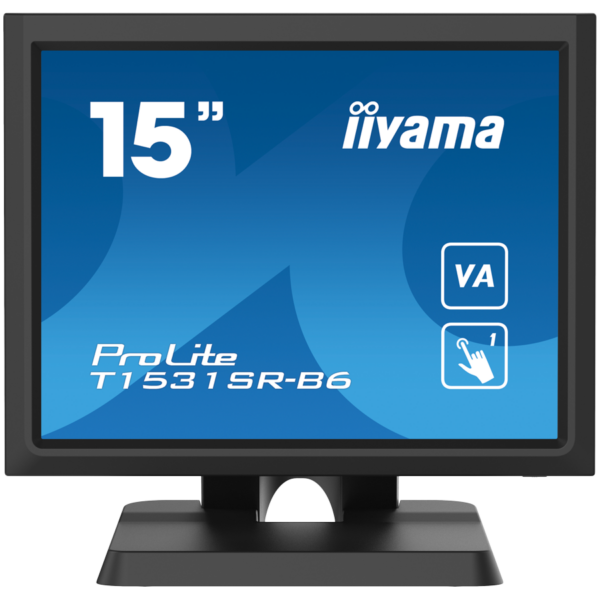 IIYAMA Monitor LED T1531SR-B1S 15" VA, Res Touch, 1024x768, 1A1H1DP "T1531SR-B1S" (timbru verde 7 lei)