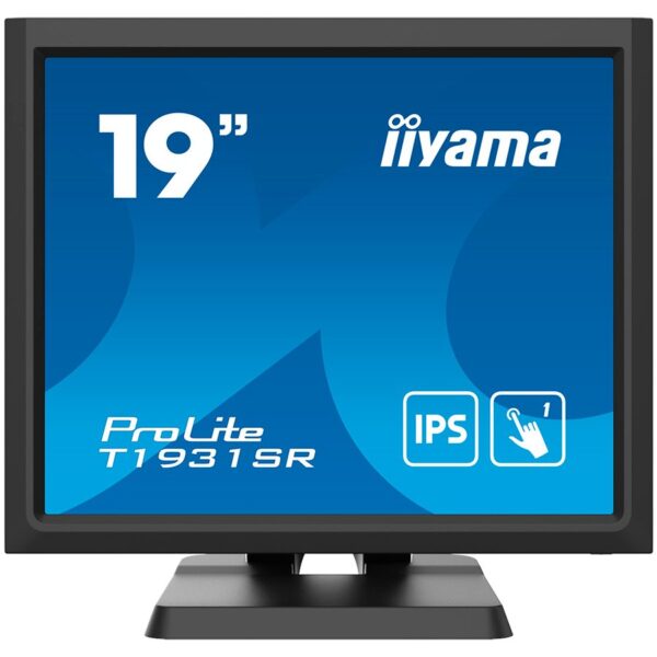 IIYAMA Monitor LED T1931SR-B1S 5:4 TOUCH 1280x1024 250cd 5ms serial resistive VGA HDMI DP Speakers "T1931SR-B1S" (timbru verde 7 lei)