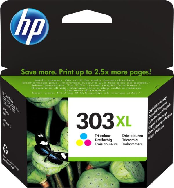 Cartus Cerneala Original HP Color, nr.303XL, pentru Envy Inspire 7200|7900, 415, , "T6N03AE"