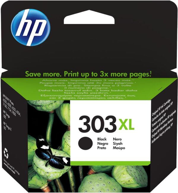 Cartus Cerneala Original HP Black, nr.303XL, pentru Envy Inspire 7200|7900, 600, , "T6N04AE"