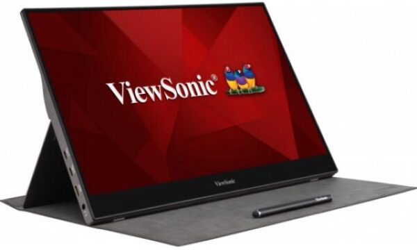 MONITOR ViewSonic 15.6 inch, home | office, IPS, Full HD (1920 x 1080), Wide, 250 cd/mp, 14 ms, mini HDMI, "TD1655" (timbru verde 7 lei)