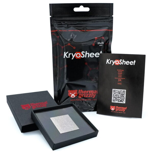 Thermal Grizzly PAD Termic KryoSheet, grafen, 29 x 25 mm "TG-KS-29-25"