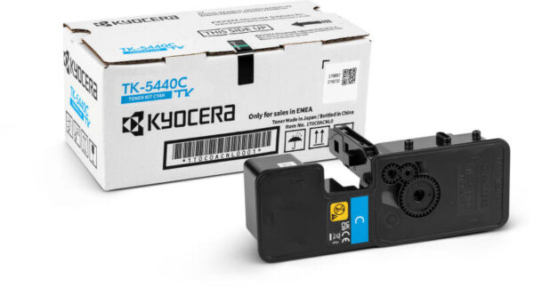 Toner Original Kyocera Cyan,TK-5440C, pentru ECOSYS PA2100cx|PA2100cwx|MA2100cfx|MA2100cwfx, 2.4K, incl.TV 1.2 RON, "TK-5440C"