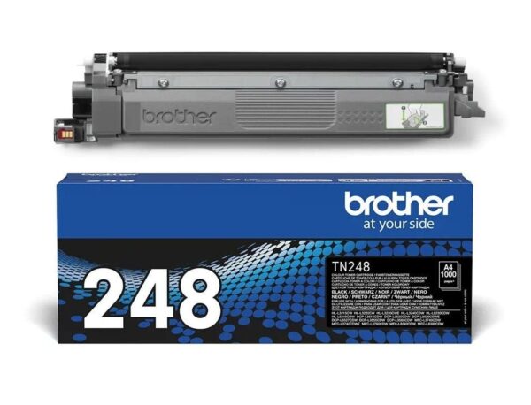 Toner Original Brother Black, TN248BK, pentru HL-L3220|L3240|HL-L8230|L8240|DCP-L3520|DCP-L3560|MFC-L3740|MFC-L8340|MFC-L8390, 1K, "TN248BK"