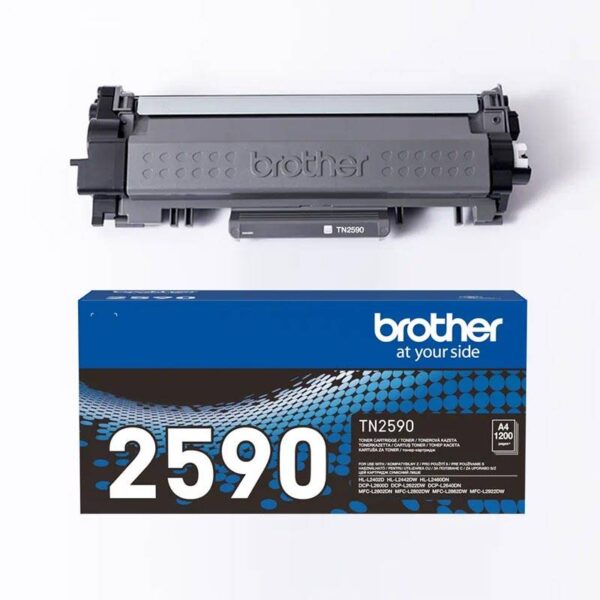 Toner Original Brother Black,TN2590, pentru HL L2402|L2802|L2442|2460, 1.2K, incl.TV 1.2 RON, "TN2590"