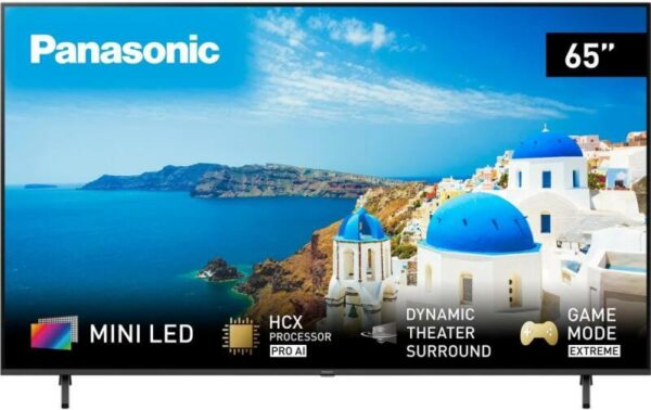 TELEVIZOARE Panasonic  Mini LED TX-65MX950E, 164 cm, Smart, 4K Ultra HD, 100 Hz, Clasa G, "TX-65MX950E" timbru verde 15 lei)