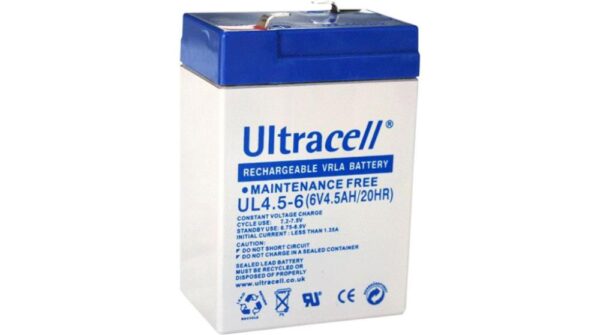 UPS- acumulatori Ultracell BATTERY 6V 4.5AH/UL4.5-6 ULTRACELL,"UL4.5-6"