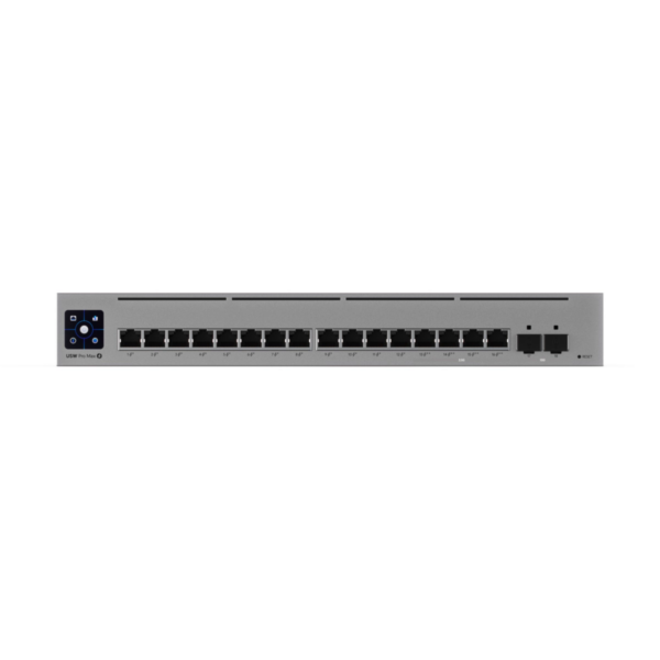 UBIQUITI UNIFI PRO MAX SWITCH 16-PORTPOE "USW-PRO-MAX-16-POE" (timbru verde 2 lei)