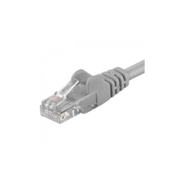 Patchcord UTP RJ45-RJ45 Cat.5e, LSZH, 0.25m, gri - EMTEX "UTP-5E-0.25-G-LSZH-EMT"