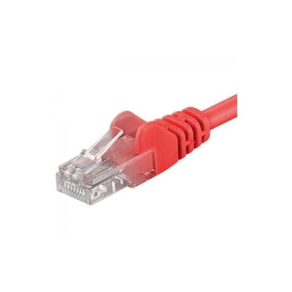 Patchcord UTP RJ45-RJ45 Cat.5e 0.25m, rosu, "UTP-5E-0.25-R"