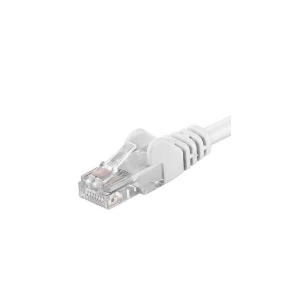 Patchcord UTP RJ45-RJ45 Cat.5e 1m, alb, "UTP-5E-1-W"