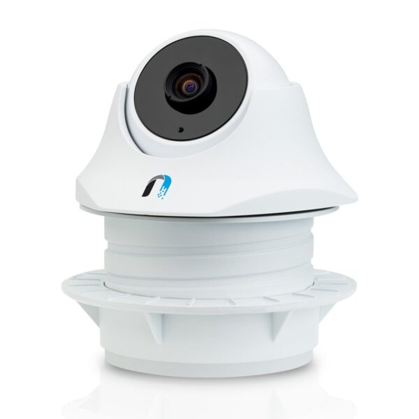 CAMERA IP UBIQUITI, dome, pt. interior, dist. IR 5 m, tip lentila fixa 1.96 mm, 1.3 Mpx, cu fir, microfon, PoE, carcasa plastic, slot SD card, "UVC-DOME"