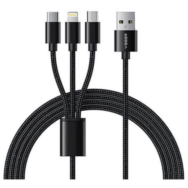 CABLE USB TO 3IN1 1.5M/V303 VEGER "V303"