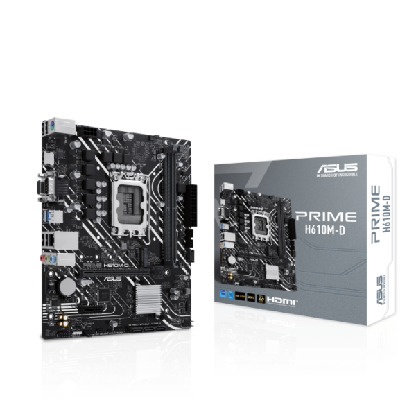 Placa de baza PRIME H610M-D Intel H610 mATX LGA1700 DDR5 "90MB1G80-M0EAY0"