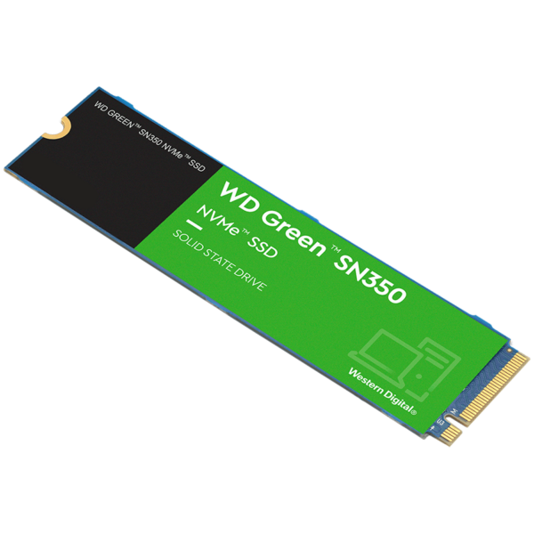 SSD WD Green SN350, 1TB, M.2, PCIe Gen3.0 x4, 3D QLC Nand, R/W: 3200/2500 MB/s, "WDS100T3G0C"