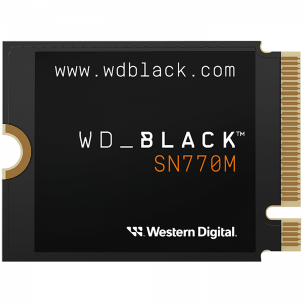 SSD WD Black SN770M 1TB M.2 2230 PCIe Gen4 x4 NVMe, Read/Write: 5150/4900 MBps, IOPS 740K/800K, TBW: 600 "WDS100T3X0G"