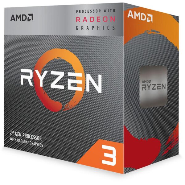 CPU AMD, skt. AM4 AMD Ryzen 3, 3200G, frecventa 3.6 GHz, turbo 4.0 GHz, 4 nuclee, putere 65 W, cooler, "YD3200C5FHBOX"