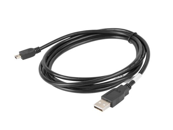 Cablu Lanberg USB 2.0 mini AM-BM5P 1.8M negru - imagine 2